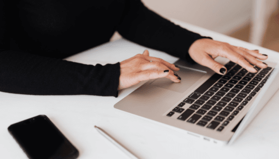 working laptop